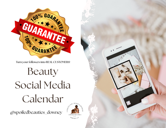 Beauty Social Media Content Planner